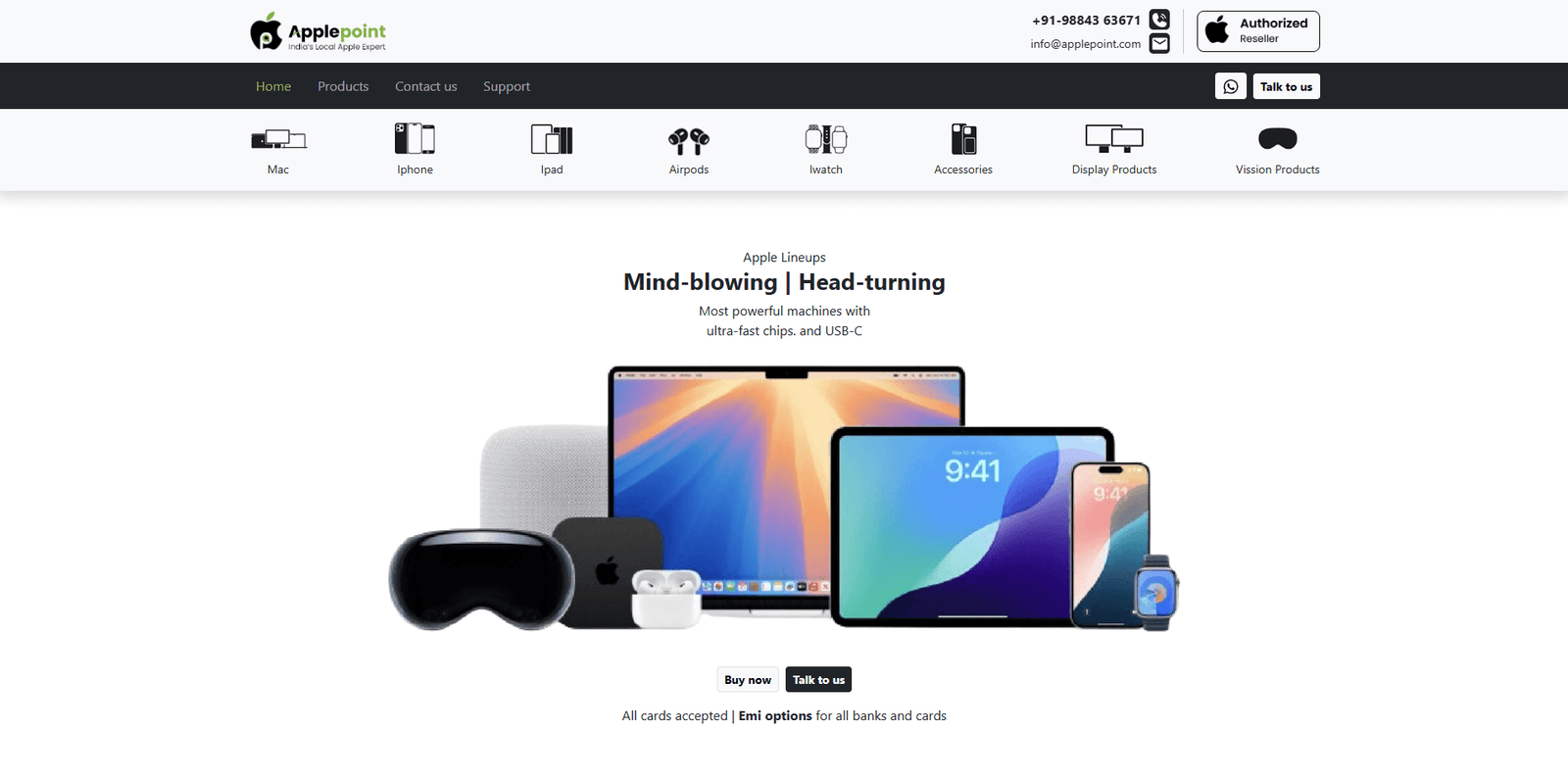 Apple Point - Apple Devices & Electronics Retail Platform