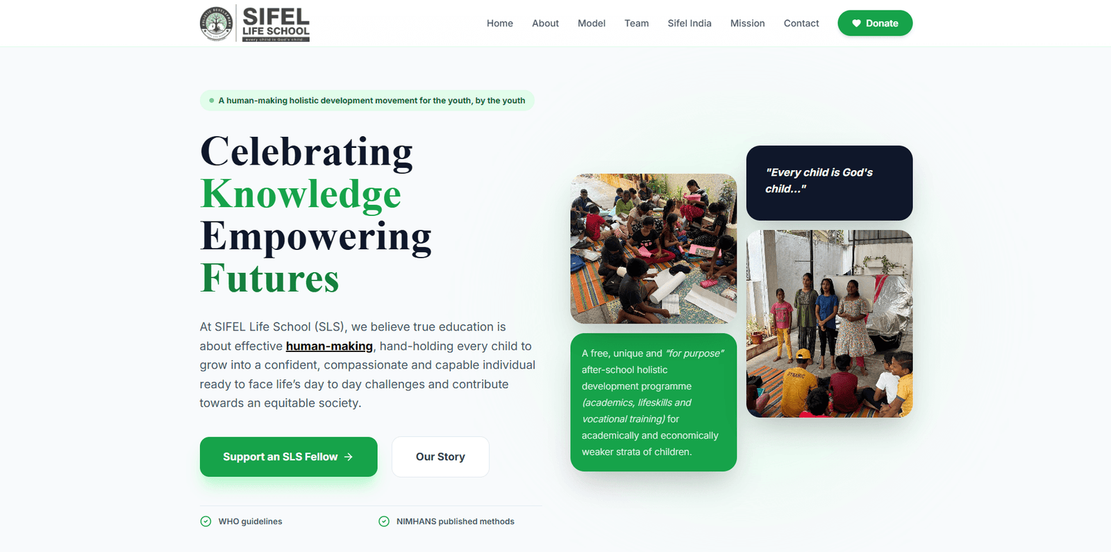SIFEL Life School - Holistic Youth Education & Non-Profit Platform